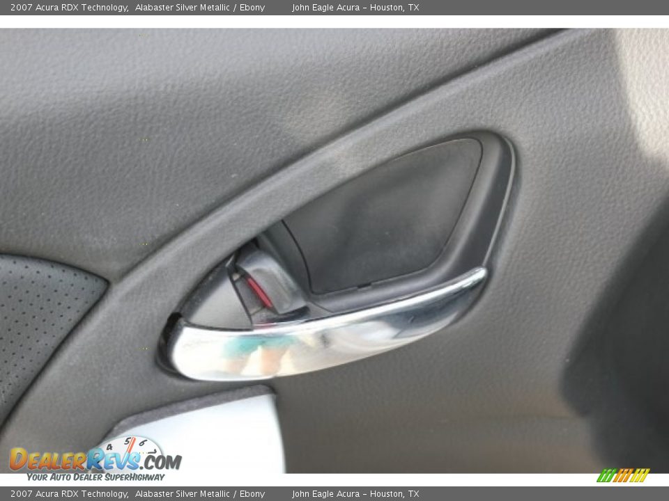 2007 Acura RDX Technology Alabaster Silver Metallic / Ebony Photo #11