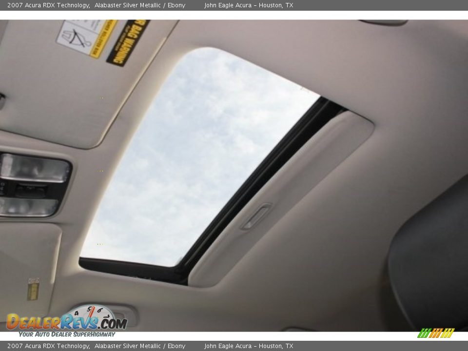 2007 Acura RDX Technology Alabaster Silver Metallic / Ebony Photo #13