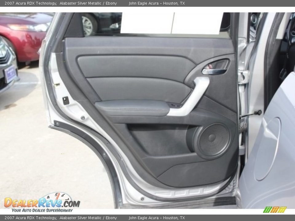 2007 Acura RDX Technology Alabaster Silver Metallic / Ebony Photo #16