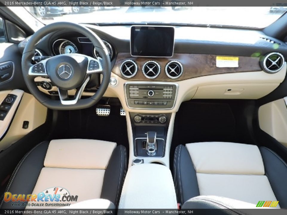 Beige/Black Interior - 2016 Mercedes-Benz GLA 45 AMG Photo #6