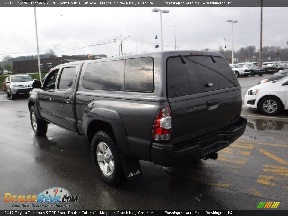 2012 Toyota Tacoma V6 TRD Sport Double Cab 4x4 Magnetic Gray Mica / Graphite Photo #7