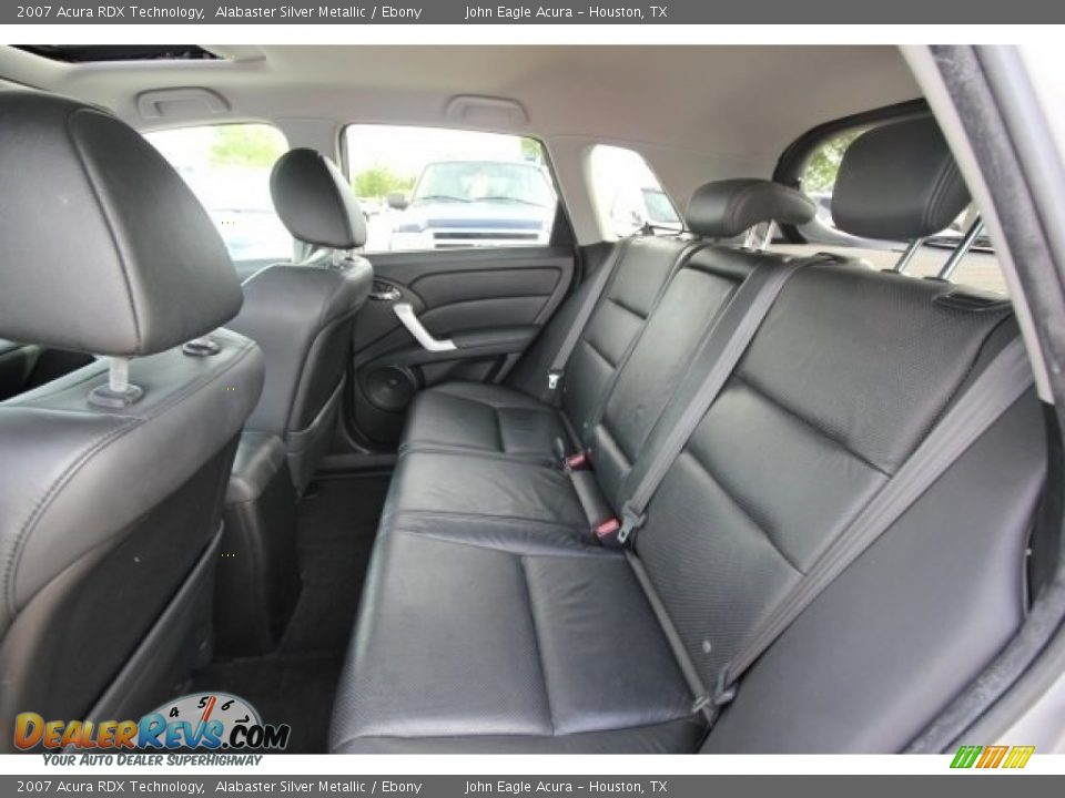 2007 Acura RDX Technology Alabaster Silver Metallic / Ebony Photo #17