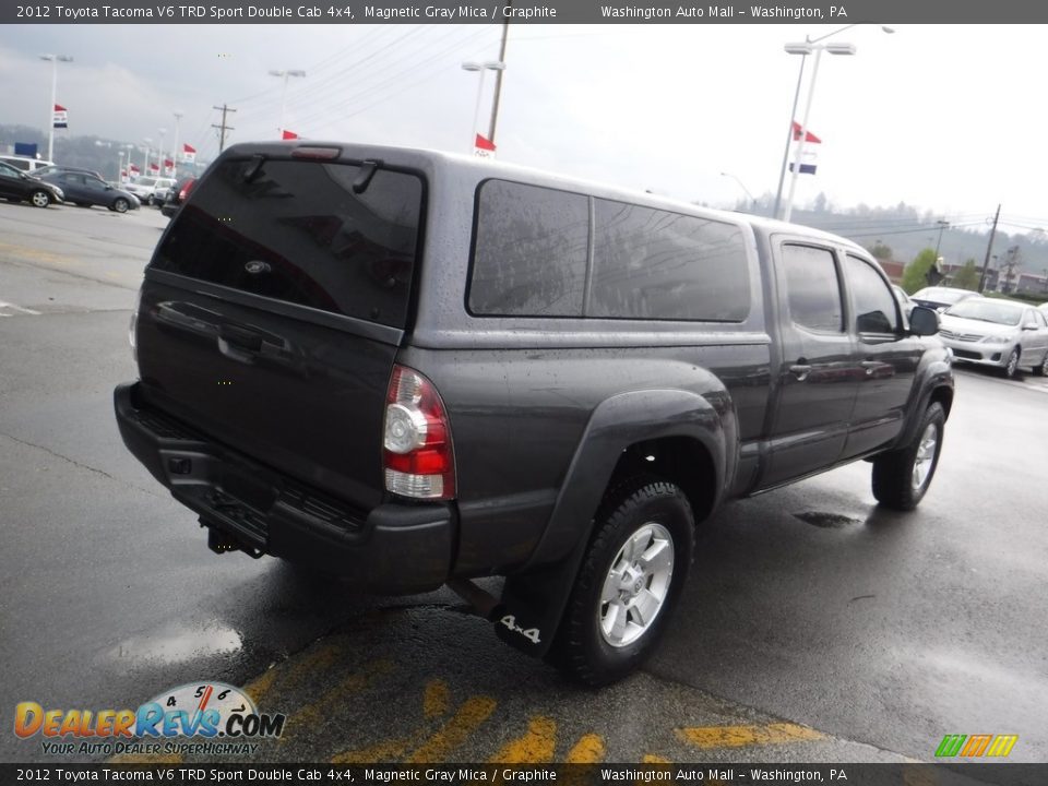 2012 Toyota Tacoma V6 TRD Sport Double Cab 4x4 Magnetic Gray Mica / Graphite Photo #9