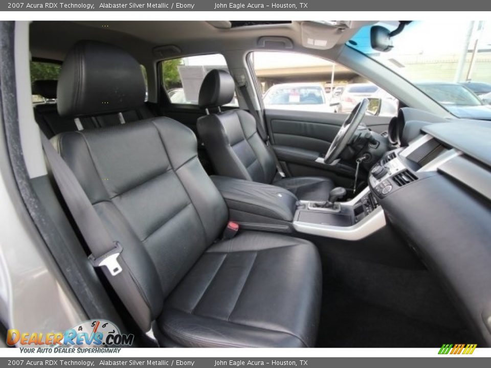 2007 Acura RDX Technology Alabaster Silver Metallic / Ebony Photo #22