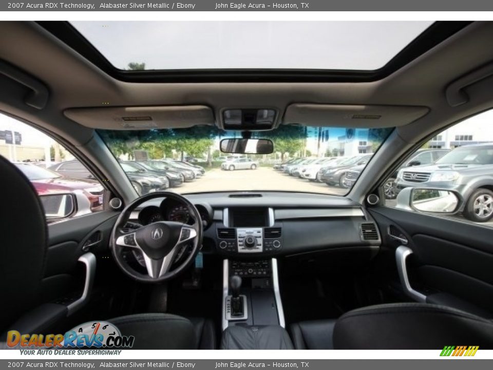 2007 Acura RDX Technology Alabaster Silver Metallic / Ebony Photo #23