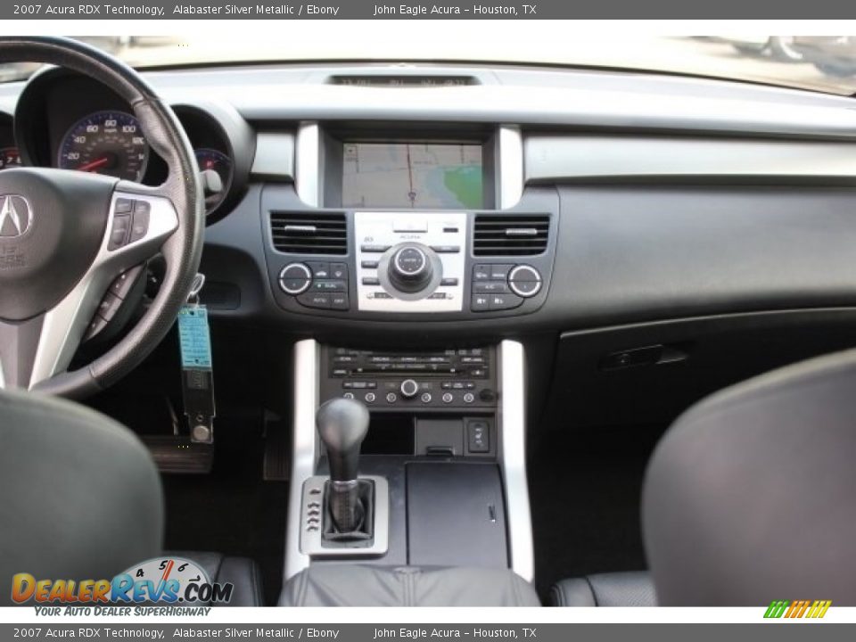 2007 Acura RDX Technology Alabaster Silver Metallic / Ebony Photo #24