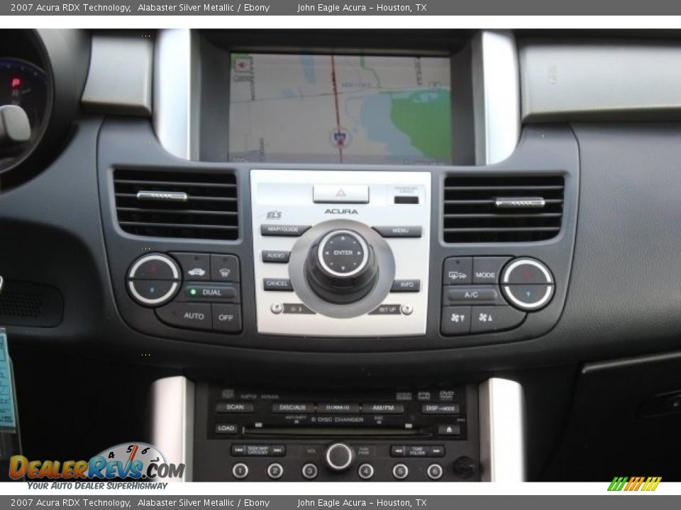 2007 Acura RDX Technology Alabaster Silver Metallic / Ebony Photo #26