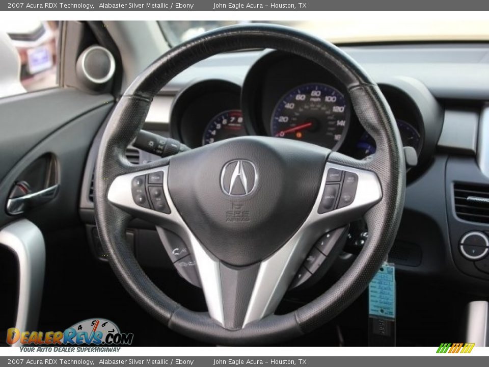 2007 Acura RDX Technology Alabaster Silver Metallic / Ebony Photo #29