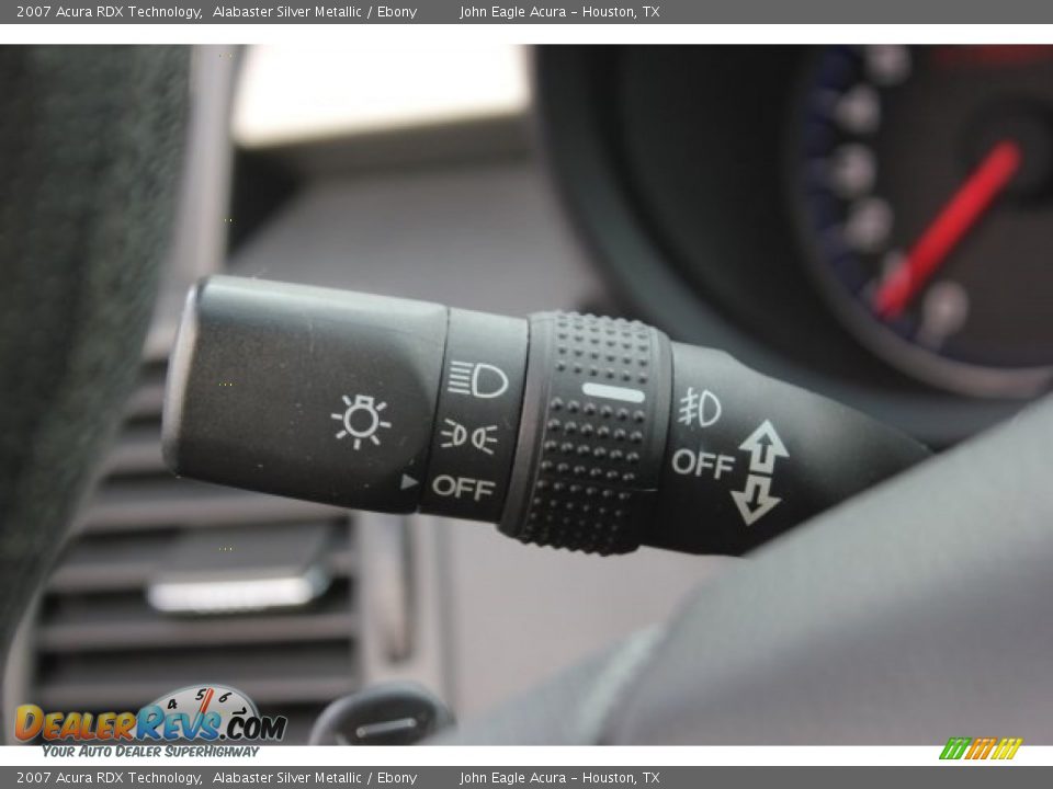 2007 Acura RDX Technology Alabaster Silver Metallic / Ebony Photo #33