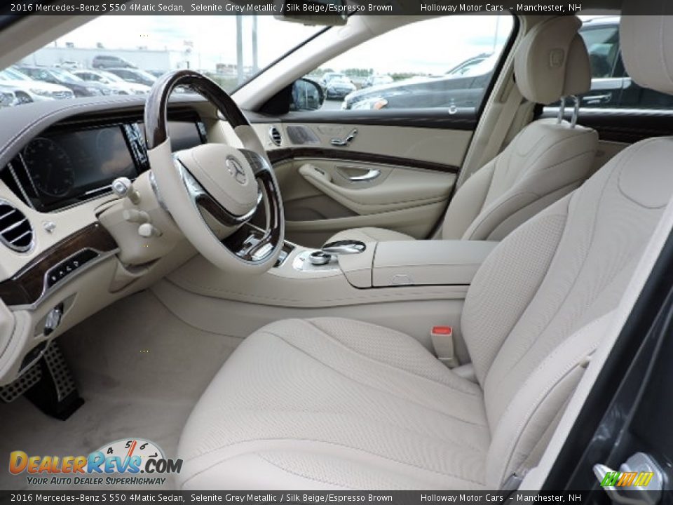 Front Seat of 2016 Mercedes-Benz S 550 4Matic Sedan Photo #7