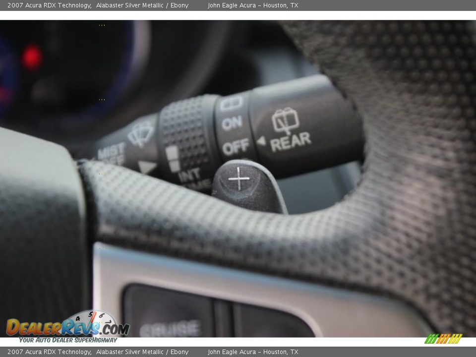 2007 Acura RDX Technology Alabaster Silver Metallic / Ebony Photo #36