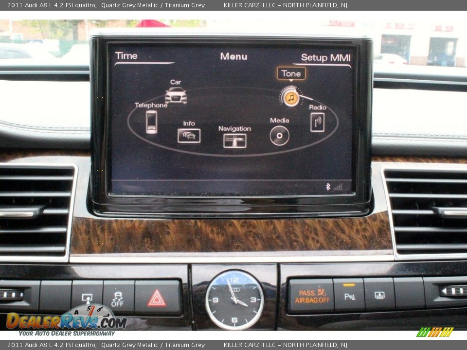 2011 Audi A8 L 4.2 FSI quattro Quartz Grey Metallic / Titanium Grey Photo #22