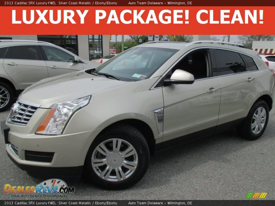 2013 Cadillac SRX Luxury FWD Silver Coast Metallic / Ebony/Ebony Photo #1