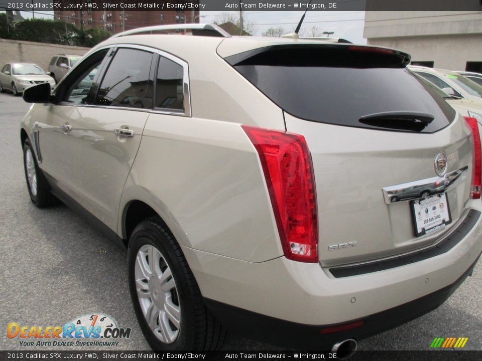 2013 Cadillac SRX Luxury FWD Silver Coast Metallic / Ebony/Ebony Photo #6