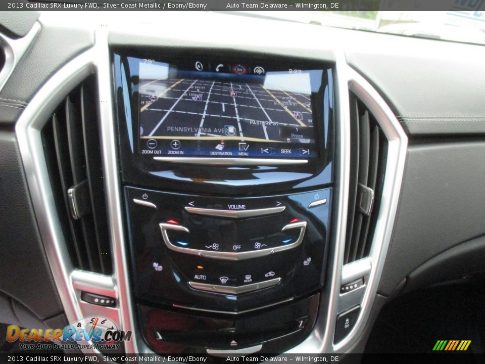 2013 Cadillac SRX Luxury FWD Silver Coast Metallic / Ebony/Ebony Photo #16