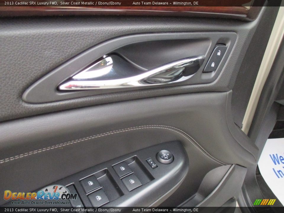 2013 Cadillac SRX Luxury FWD Silver Coast Metallic / Ebony/Ebony Photo #36