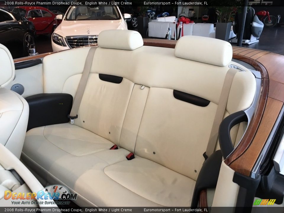 2008 Rolls-Royce Phantom Drophead Coupe English White / Light Creme Photo #8