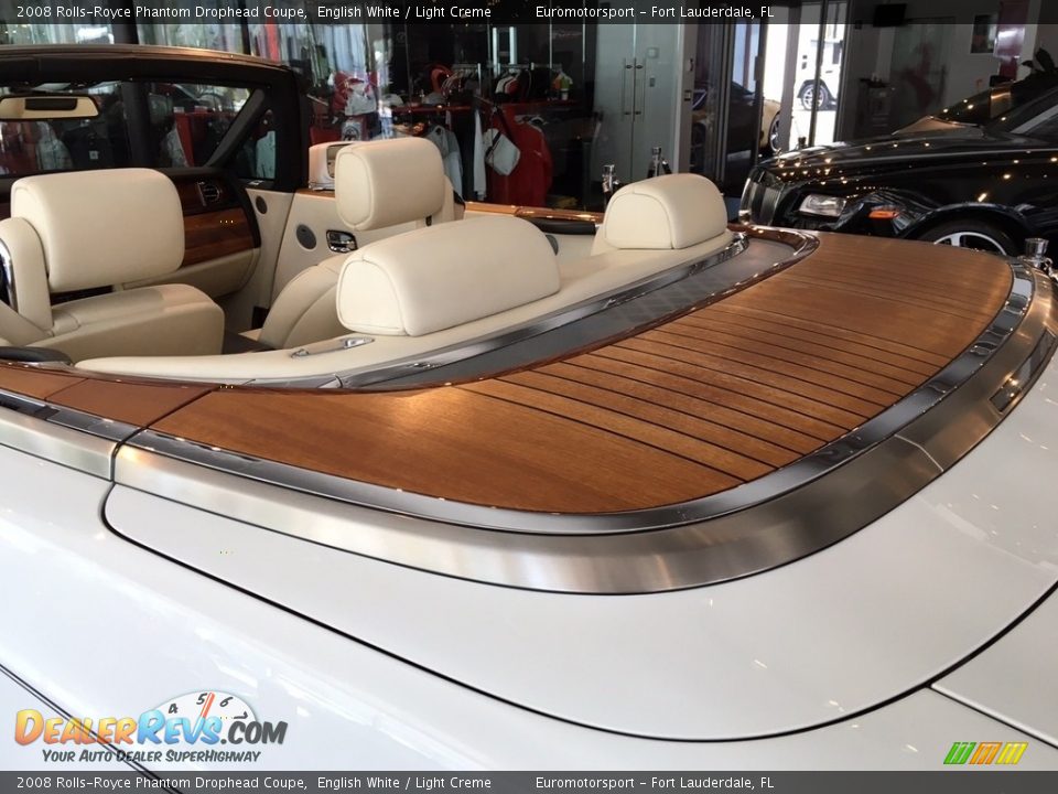2008 Rolls-Royce Phantom Drophead Coupe English White / Light Creme Photo #9