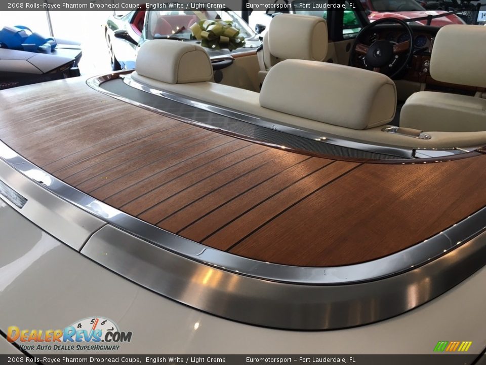 2008 Rolls-Royce Phantom Drophead Coupe English White / Light Creme Photo #16