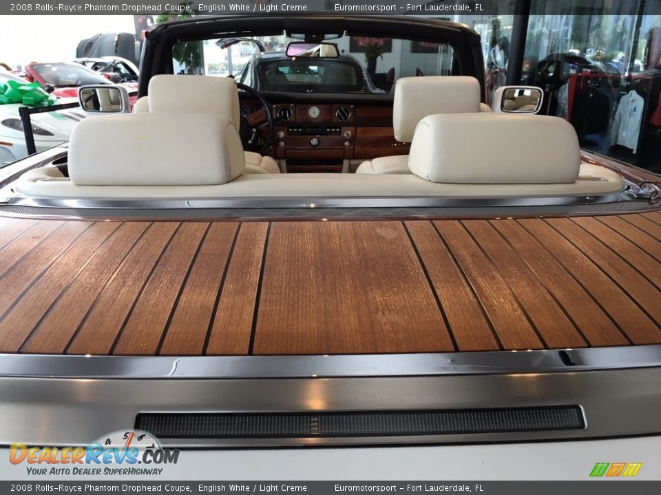 2008 Rolls-Royce Phantom Drophead Coupe English White / Light Creme Photo #17