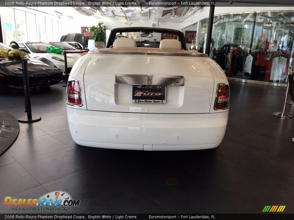 2008 Rolls-Royce Phantom Drophead Coupe English White / Light Creme Photo #19