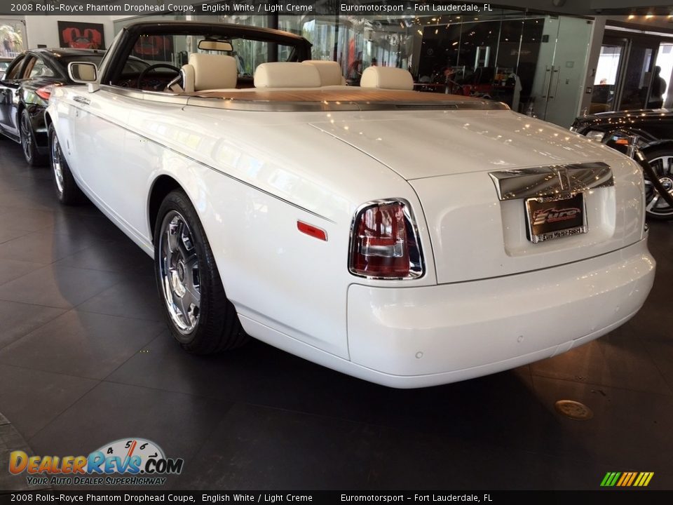 2008 Rolls-Royce Phantom Drophead Coupe English White / Light Creme Photo #22