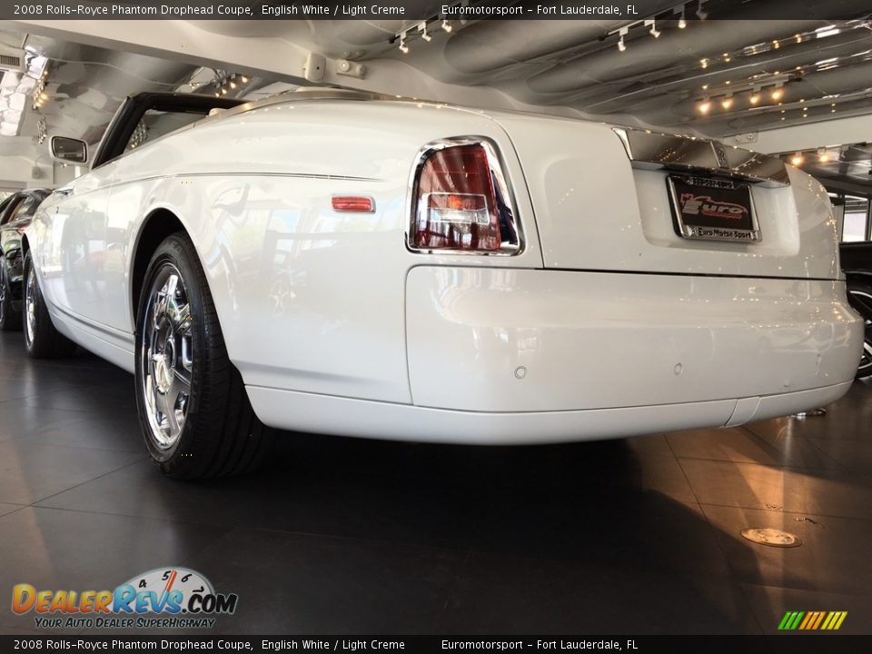 2008 Rolls-Royce Phantom Drophead Coupe English White / Light Creme Photo #23