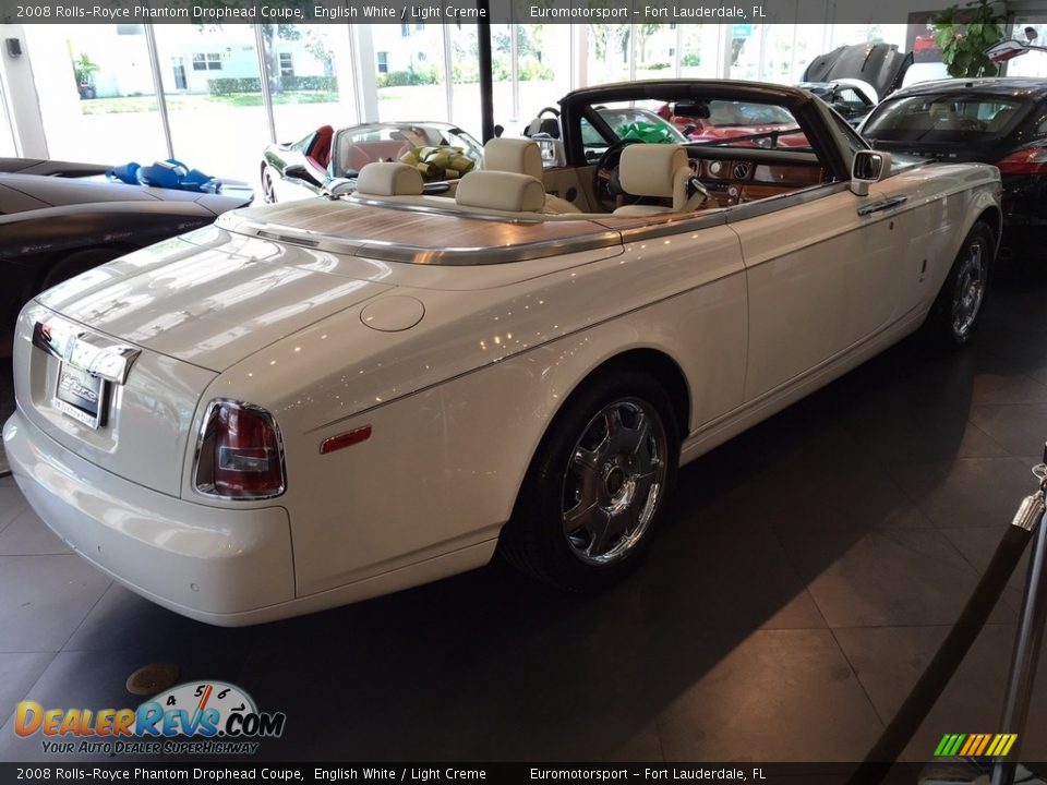 2008 Rolls-Royce Phantom Drophead Coupe English White / Light Creme Photo #27