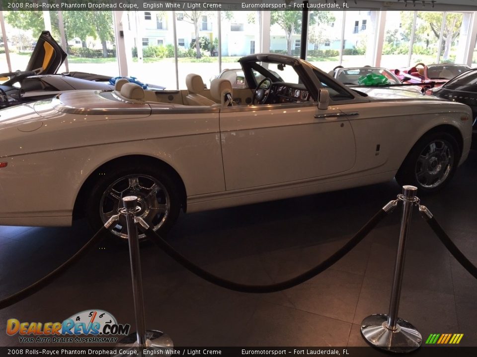 2008 Rolls-Royce Phantom Drophead Coupe English White / Light Creme Photo #28