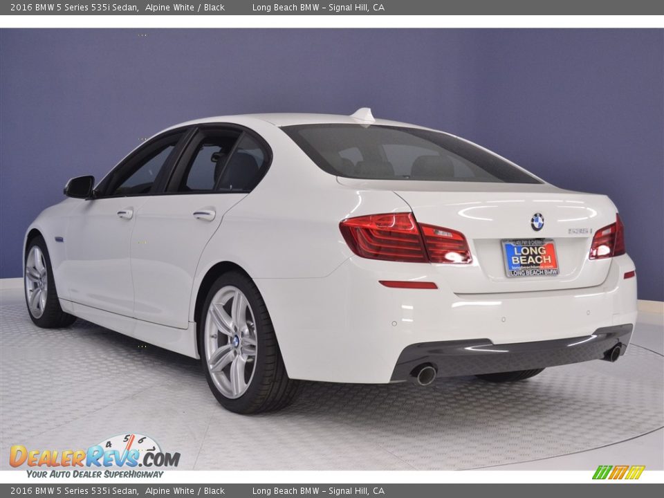 2016 BMW 5 Series 535i Sedan Alpine White / Black Photo #4