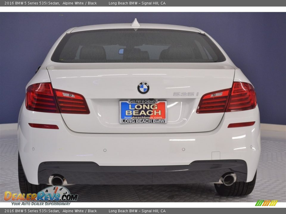 2016 BMW 5 Series 535i Sedan Alpine White / Black Photo #5