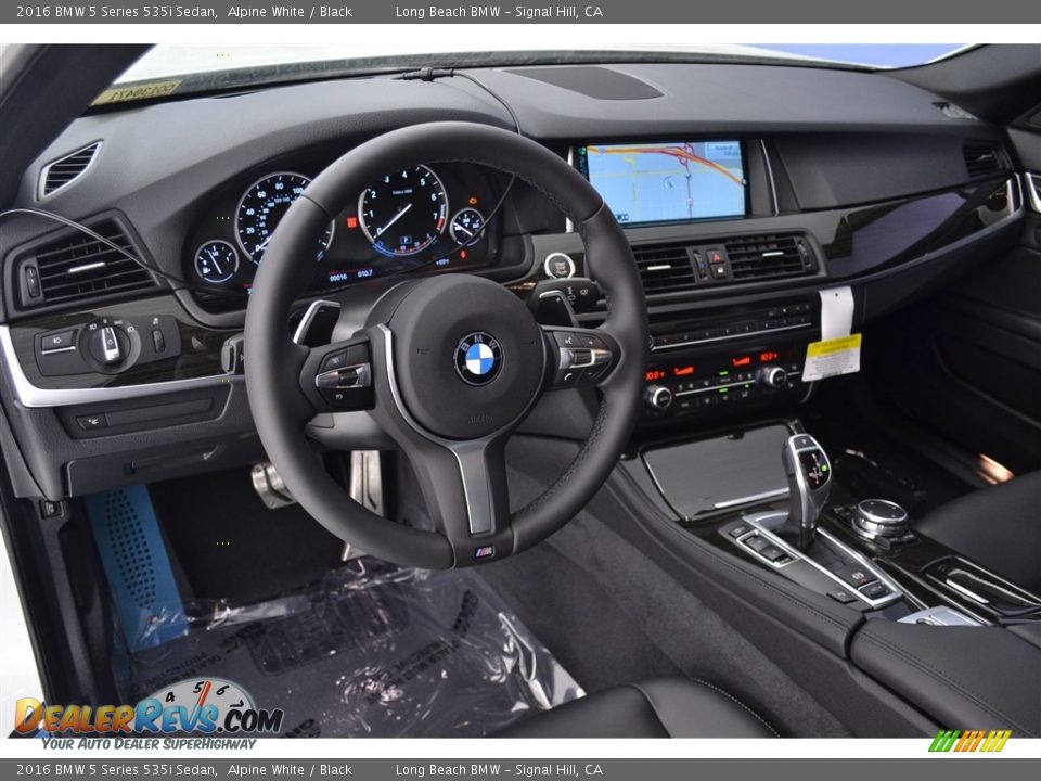 2016 BMW 5 Series 535i Sedan Alpine White / Black Photo #6
