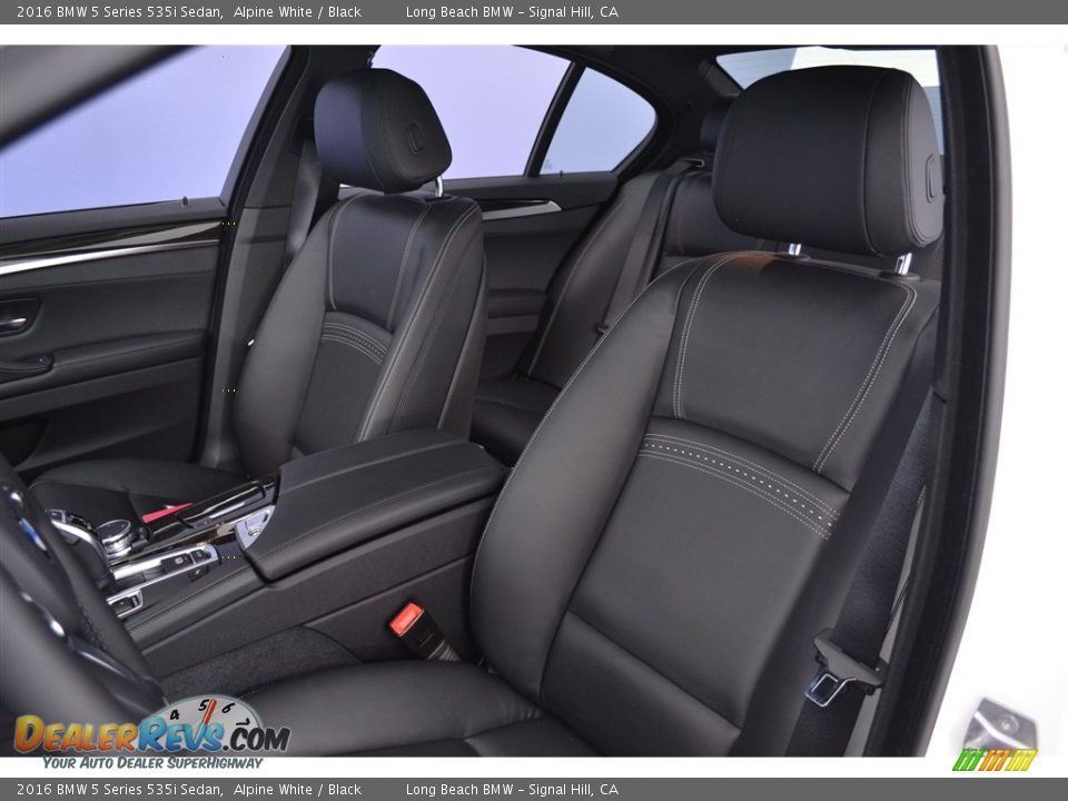 2016 BMW 5 Series 535i Sedan Alpine White / Black Photo #7