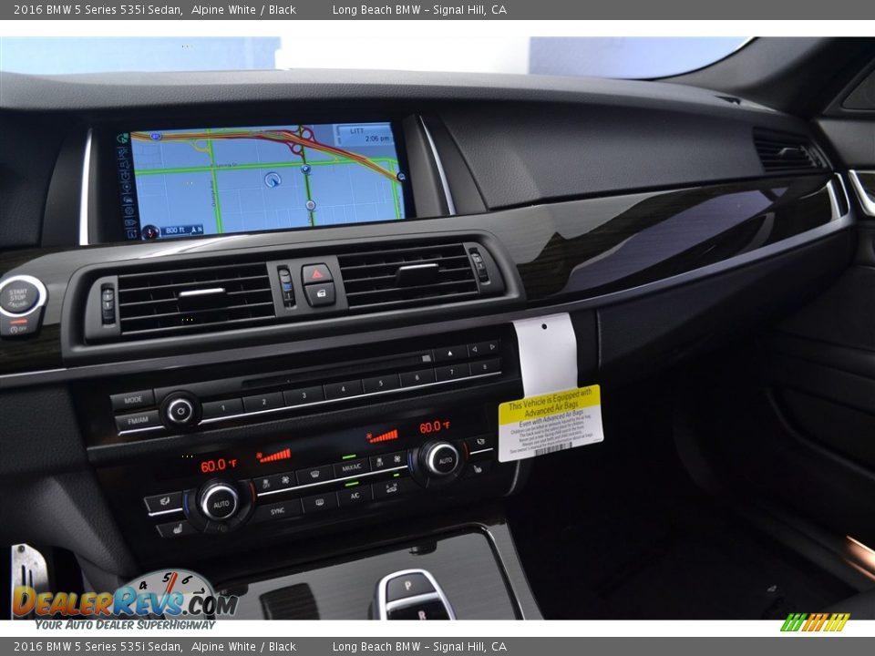 2016 BMW 5 Series 535i Sedan Alpine White / Black Photo #11
