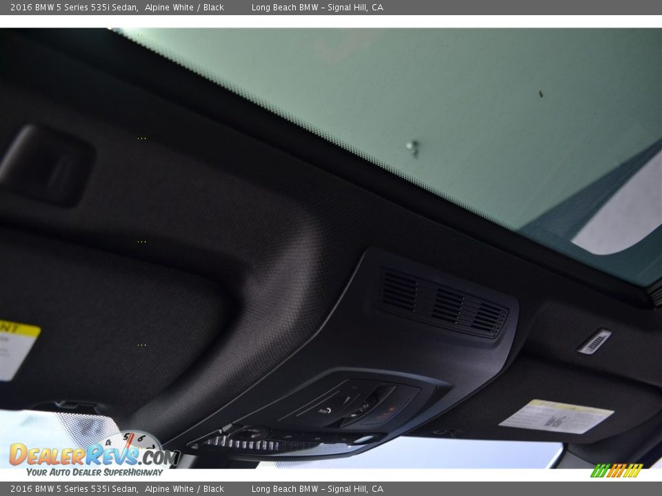 2016 BMW 5 Series 535i Sedan Alpine White / Black Photo #13