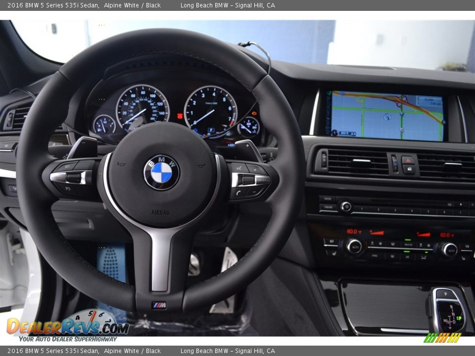 2016 BMW 5 Series 535i Sedan Alpine White / Black Photo #14