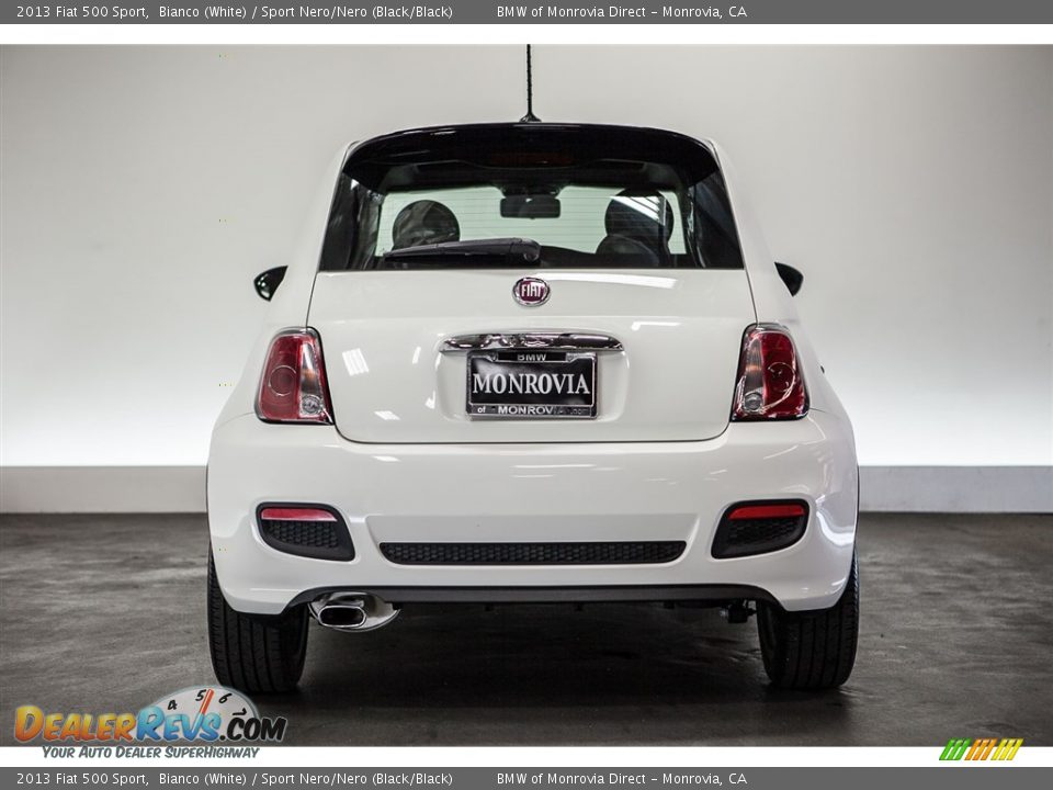 2013 Fiat 500 Sport Bianco (White) / Sport Nero/Nero (Black/Black) Photo #3