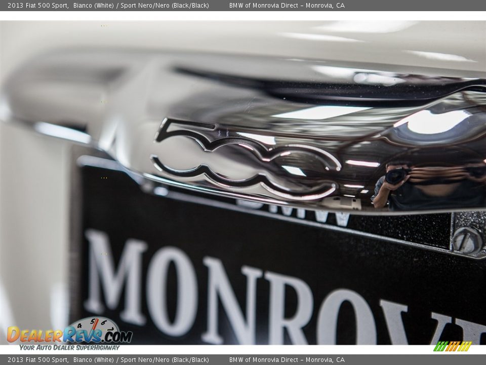 2013 Fiat 500 Sport Bianco (White) / Sport Nero/Nero (Black/Black) Photo #7