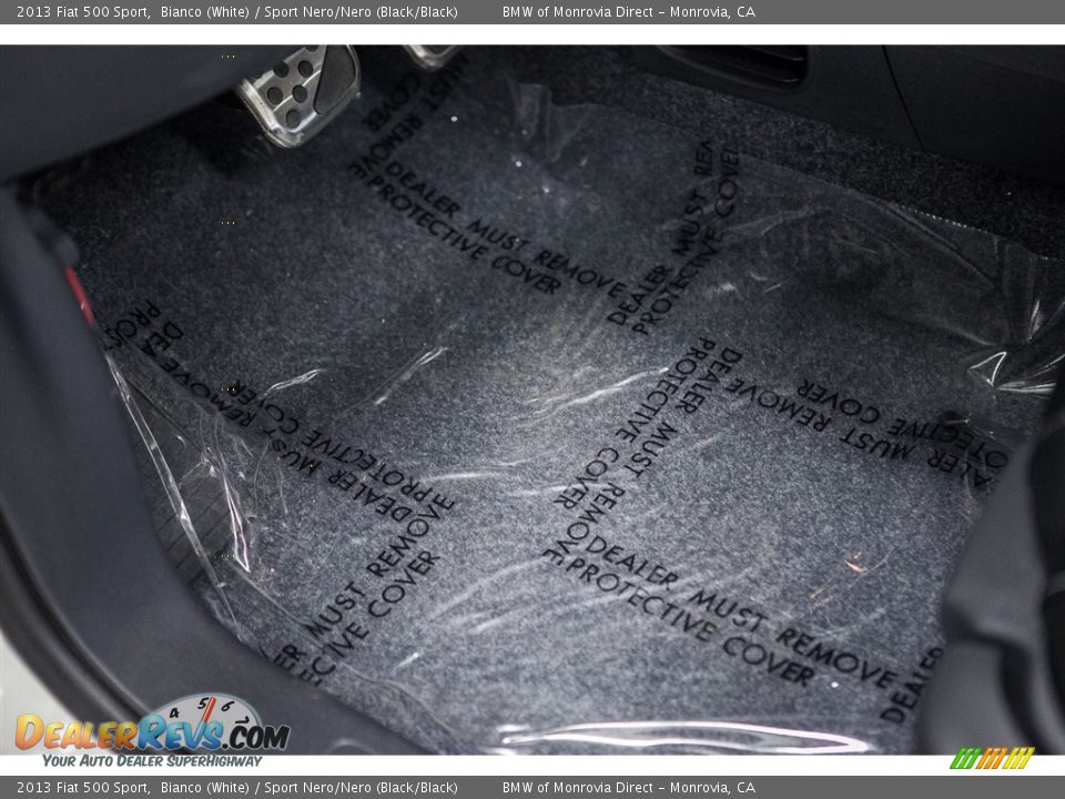 2013 Fiat 500 Sport Bianco (White) / Sport Nero/Nero (Black/Black) Photo #20