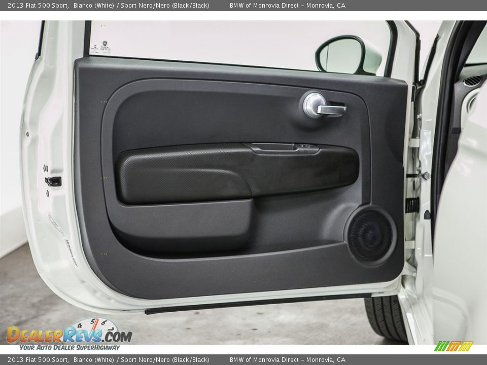2013 Fiat 500 Sport Bianco (White) / Sport Nero/Nero (Black/Black) Photo #22