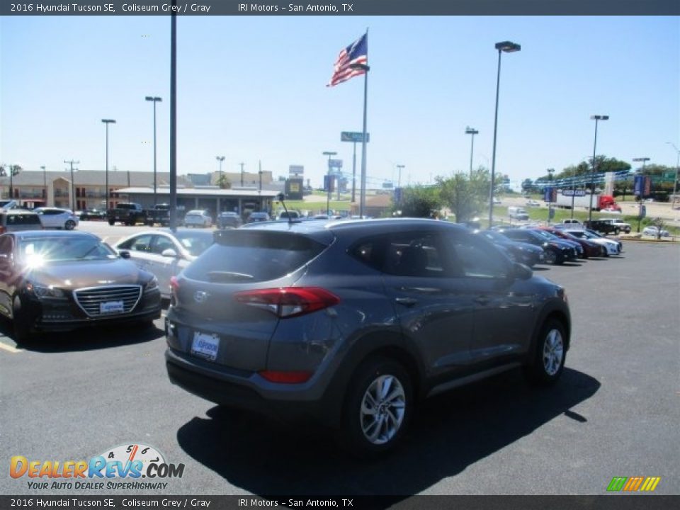 2016 Hyundai Tucson SE Coliseum Grey / Gray Photo #7