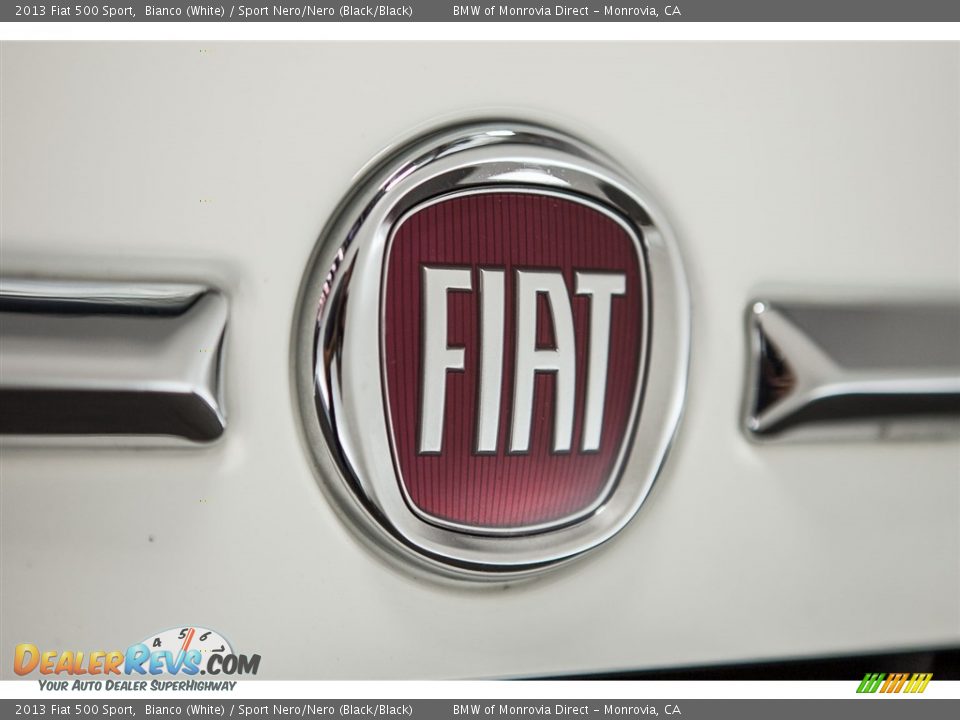 2013 Fiat 500 Sport Bianco (White) / Sport Nero/Nero (Black/Black) Photo #28