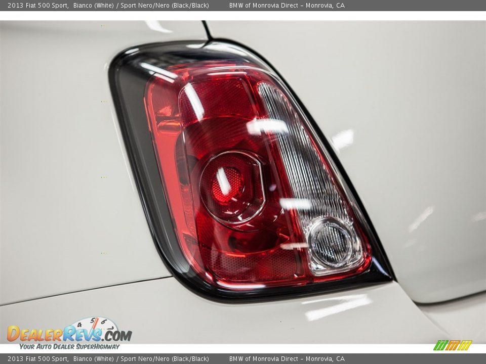 2013 Fiat 500 Sport Bianco (White) / Sport Nero/Nero (Black/Black) Photo #29
