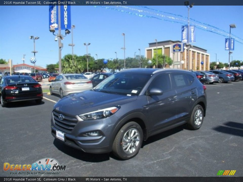 2016 Hyundai Tucson SE Coliseum Grey / Black Photo #3