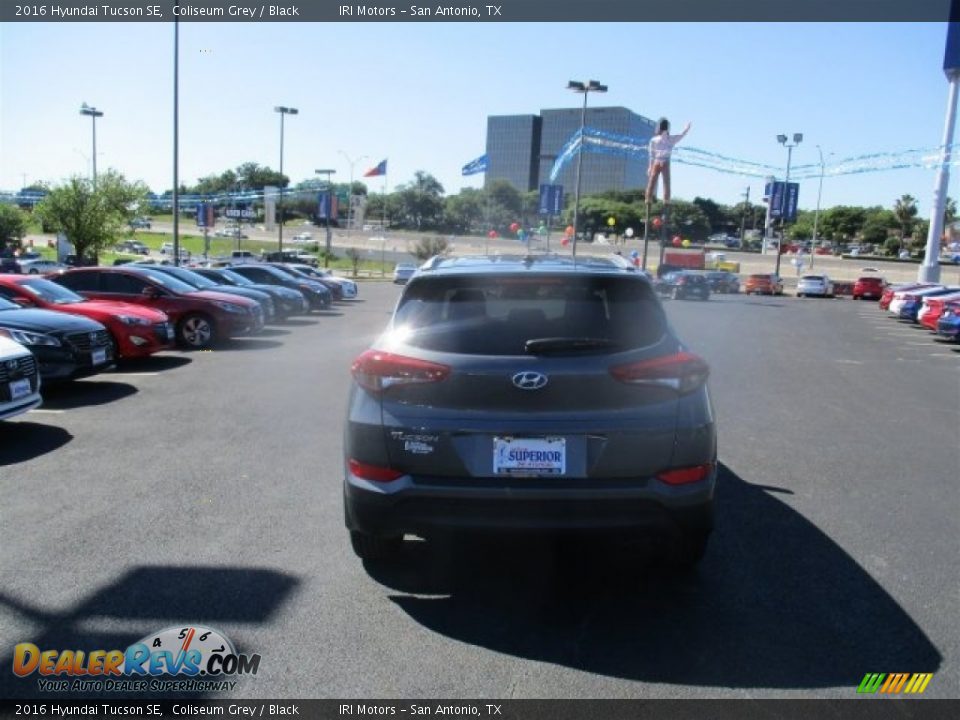 2016 Hyundai Tucson SE Coliseum Grey / Black Photo #6