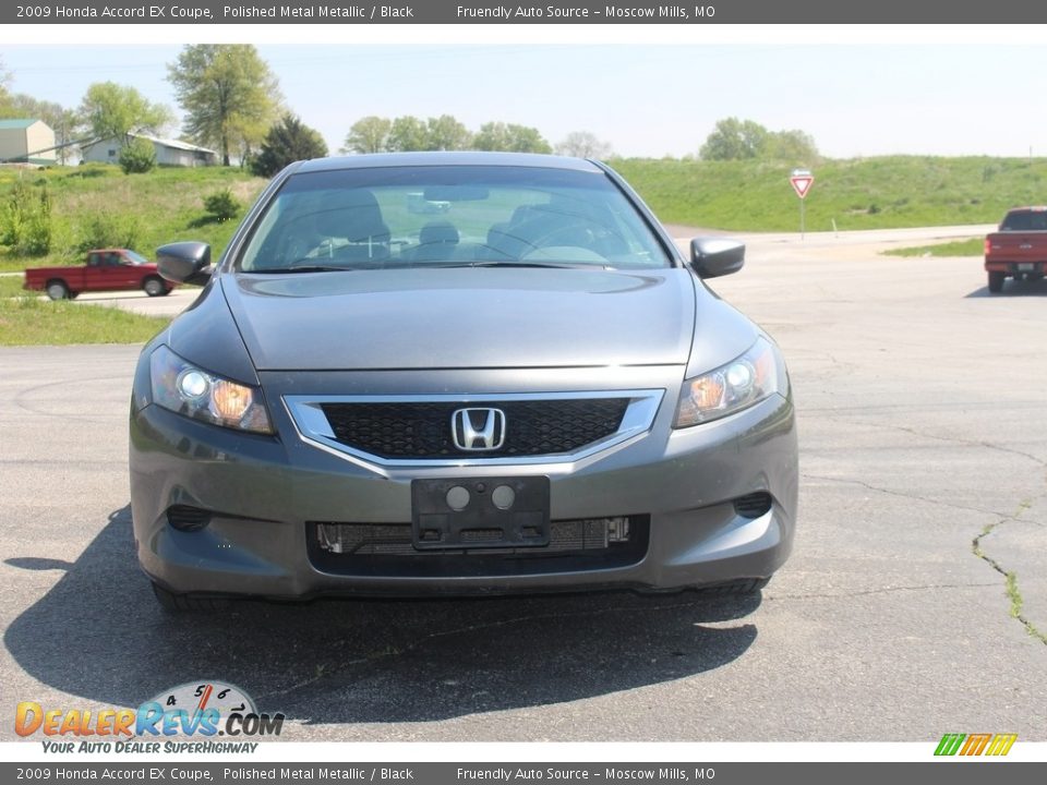 2009 Honda Accord EX Coupe Polished Metal Metallic / Black Photo #5