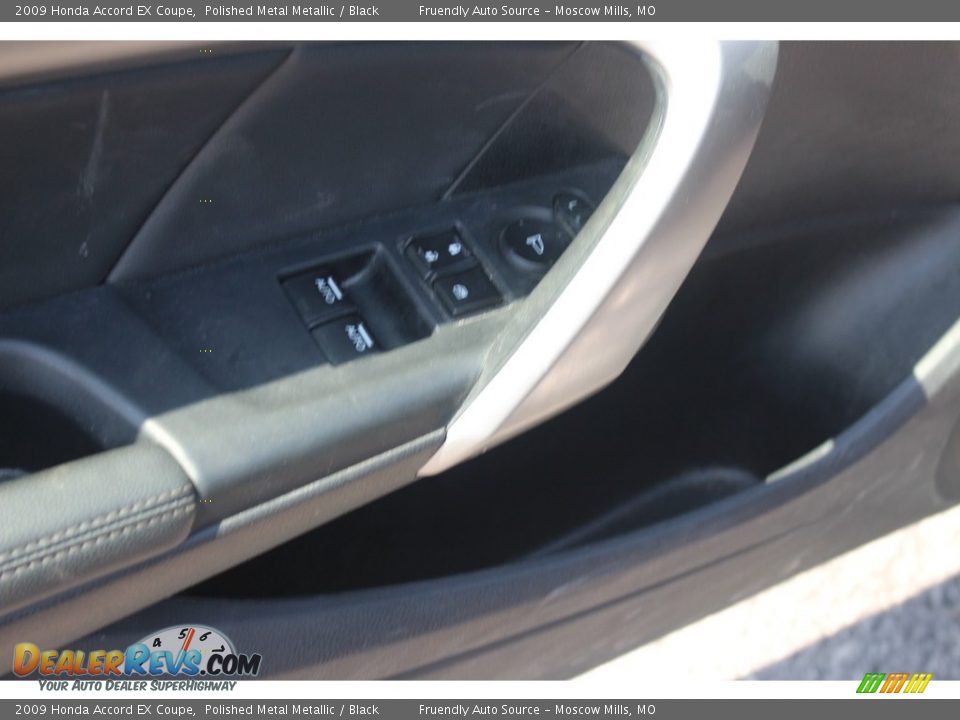 2009 Honda Accord EX Coupe Polished Metal Metallic / Black Photo #15