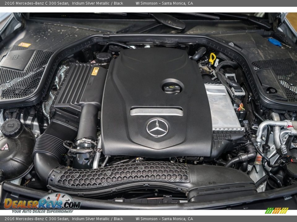 2016 Mercedes-Benz C 300 Sedan Iridium Silver Metallic / Black Photo #9
