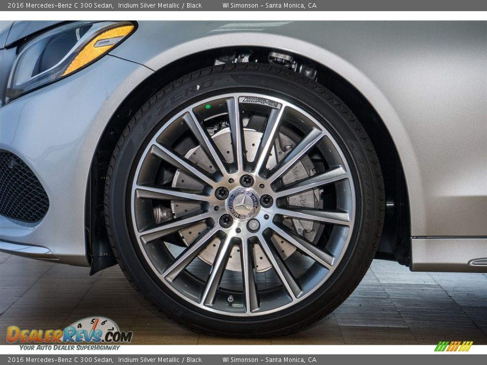 2016 Mercedes-Benz C 300 Sedan Iridium Silver Metallic / Black Photo #10