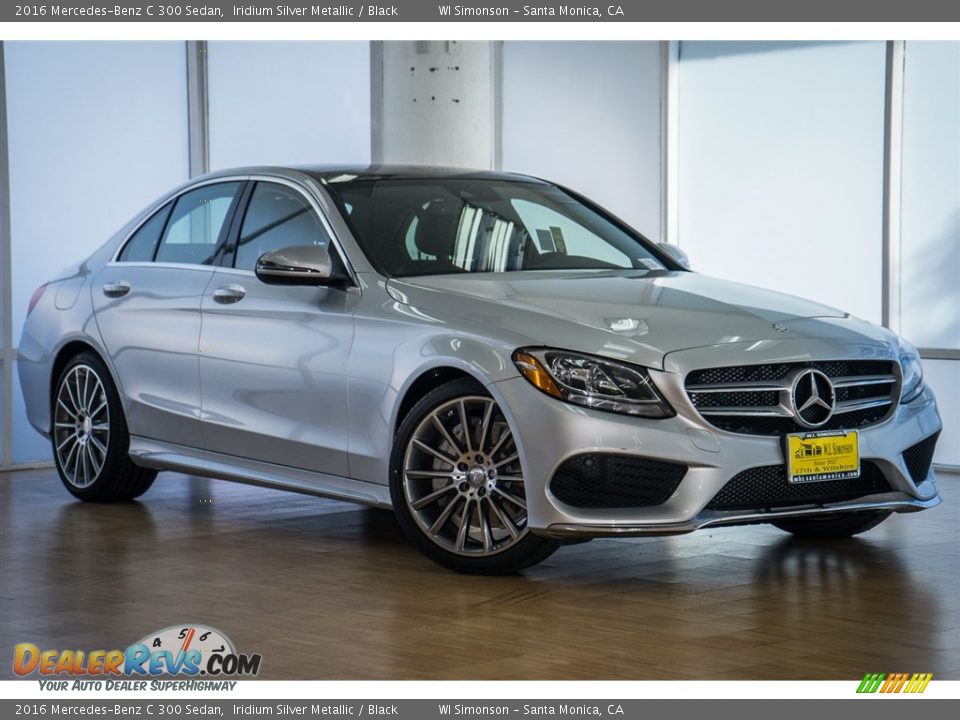 2016 Mercedes-Benz C 300 Sedan Iridium Silver Metallic / Black Photo #12